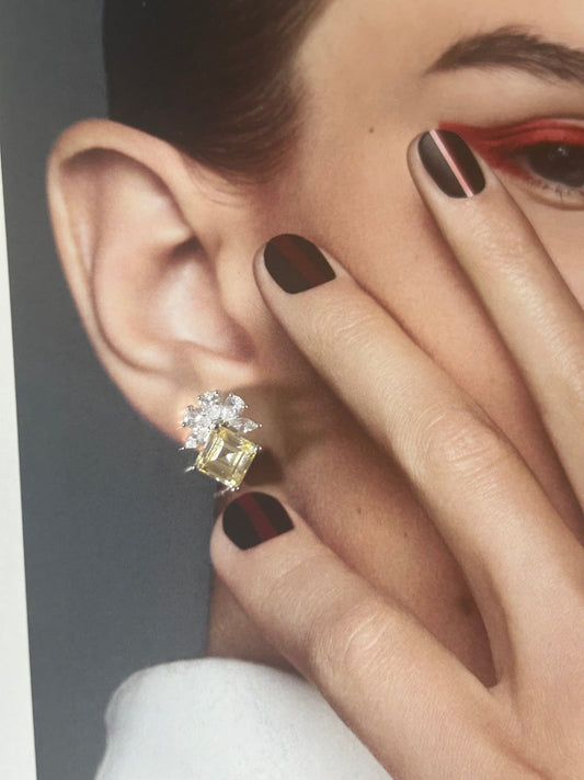 Aretes flor amarilla
