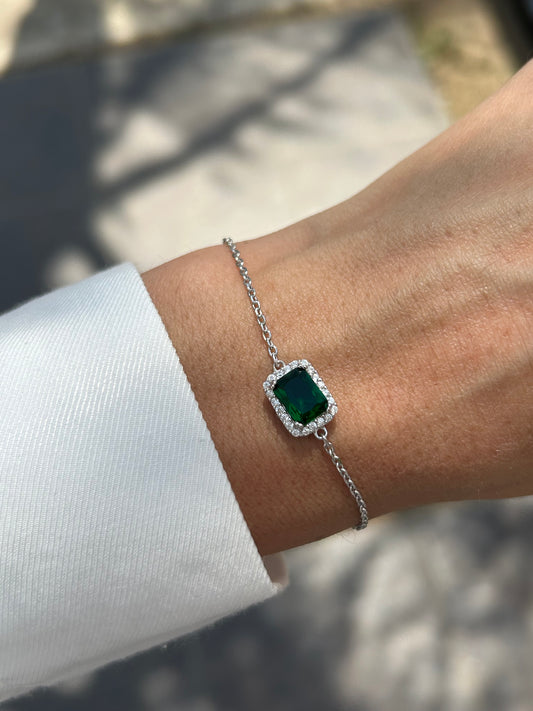 Pulsera London esmeralda