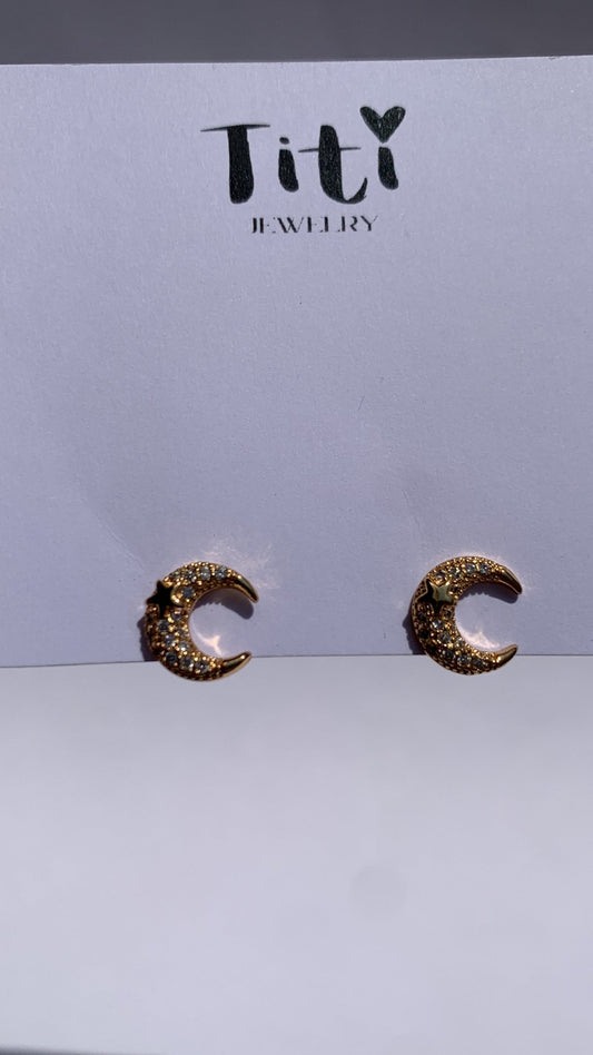Aretes lunita
